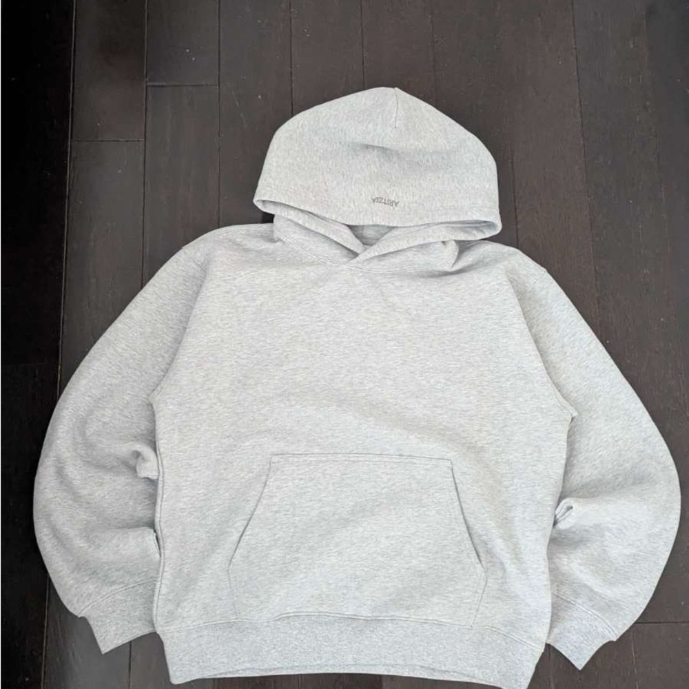 Aritzia grey perfect fit hoodie